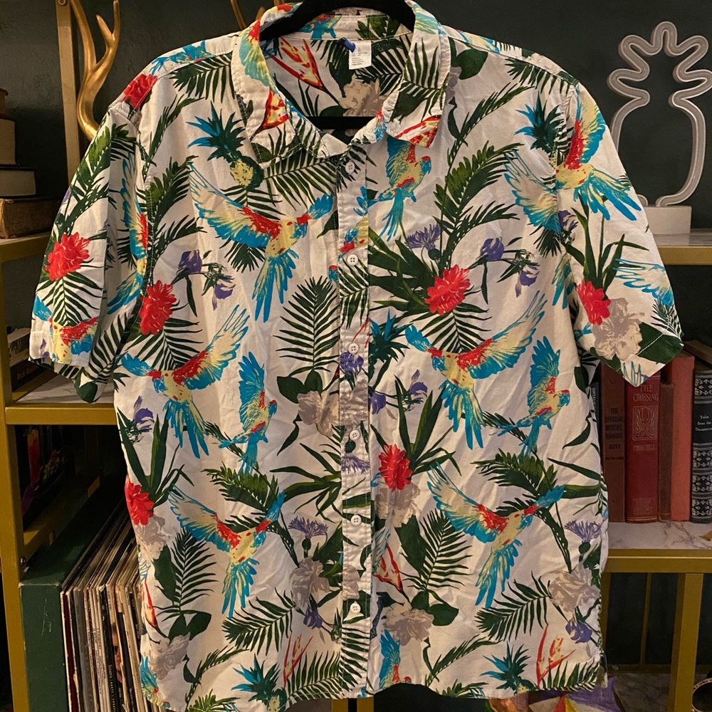 Fun Hawaiian Button Down